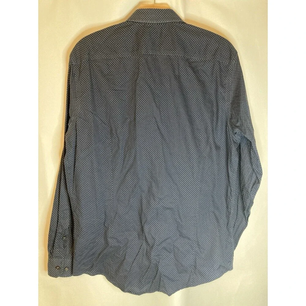 Banana Republic Men's Dress Shirt L Long Sleeve Non Iron Slim Fit Button Preppy